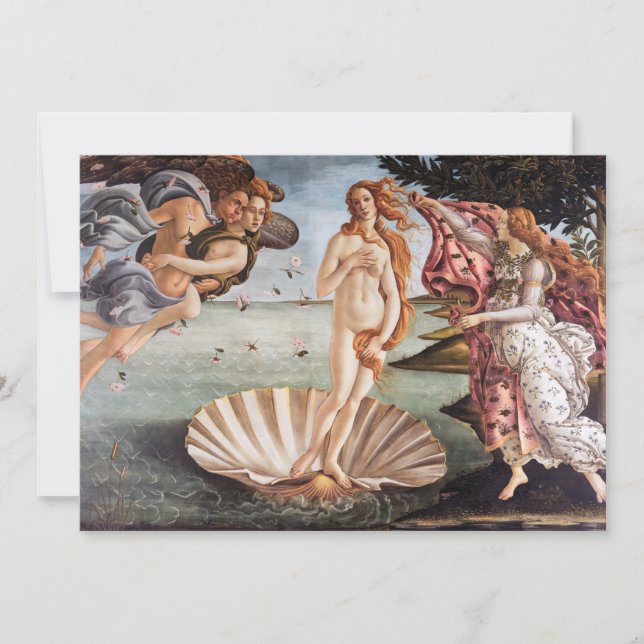 Sandro Botticelli - Birth of Venus Thank You Card (Front)