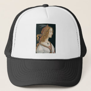 Sandro Botticelli - Idealised Portrait of a Lady Trucker Hat