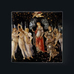 Sandro Botticelli - La Primavera 15 Cm Square Badge<br><div class="desc">La Primavera - Sandro Botticelli , 1482</div>
