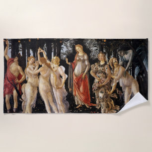 Sandro Botticelli - La Primavera Beach Towel