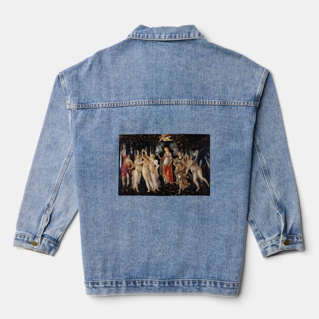Sandro Botticelli - La Primavera Denim Jacket (Back)