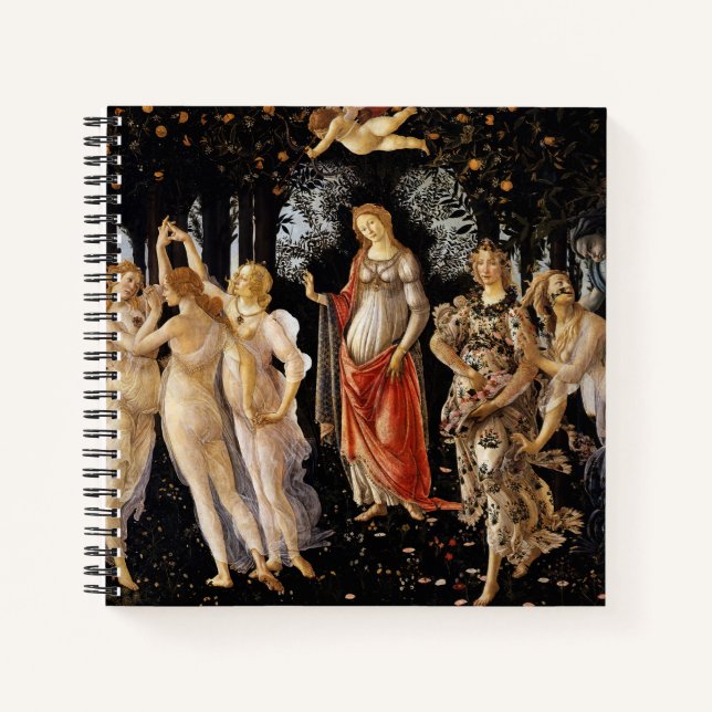Sandro Botticelli - La Primavera Notebook (Front)