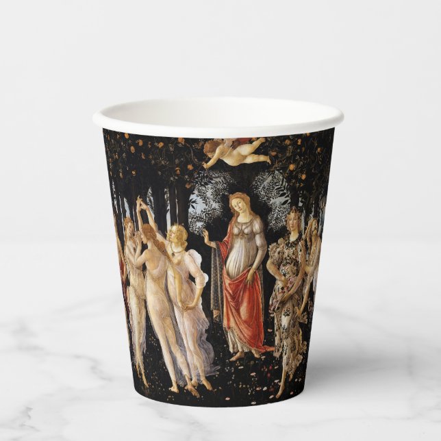 Sandro Botticelli - La Primavera Paper Cups (Front)