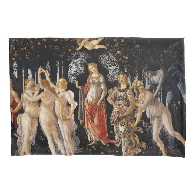 Sandro Botticelli - La Primavera Pillowcase (Front)