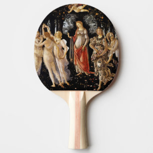 Sandro Botticelli - La Primavera Ping Pong Paddle