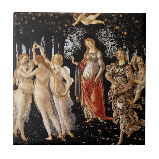 Sandro Botticelli - La Primavera Tile (Front)