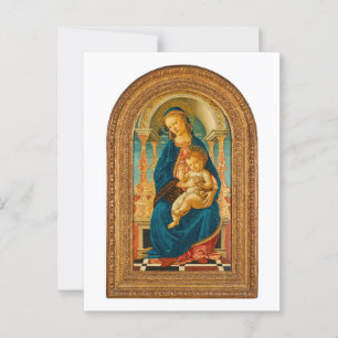 Sandro Botticelli Madonna and Child c 1470   Postcard