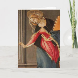 Sandro Botticelli - Madonna (Detail) Holiday Card