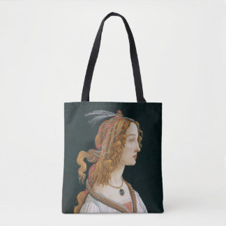 Sandro Botticelli - Portrait of a Young Woman Tote Bag