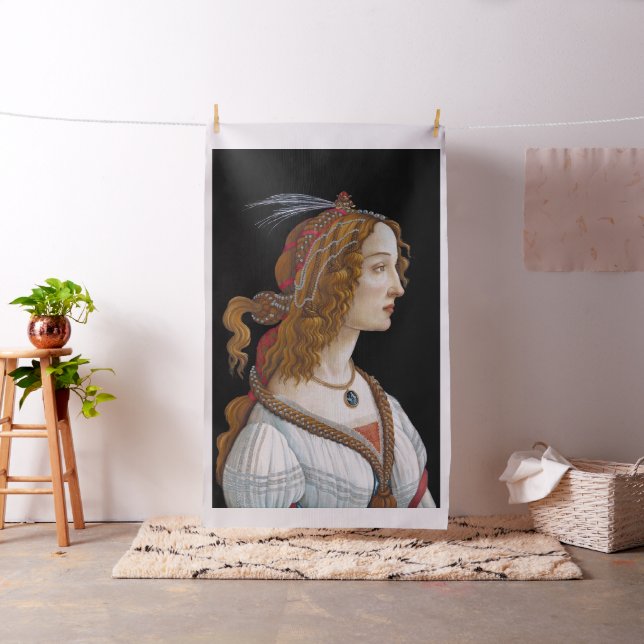 Sandro Botticelli - Portrait of Simonetta Vespucci Fabric (In Situ)