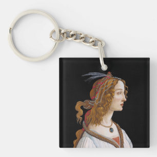 Sandro Botticelli - Portrait of Simonetta Vespucci Key Ring