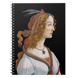 Sandro Botticelli - Portrait of Simonetta Vespucci Notebook