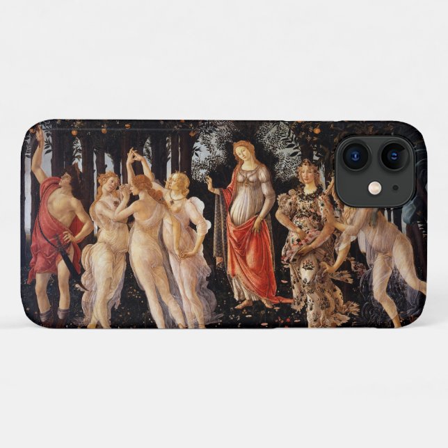 Sandro Botticelli Primavera Fine Art Case-Mate iPhone Case (Back (Horizontal))