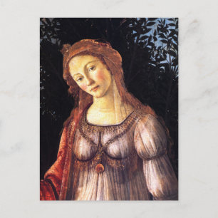 Sandro Botticelli-Primavera(Spring)-Venus Fine Art Postcard