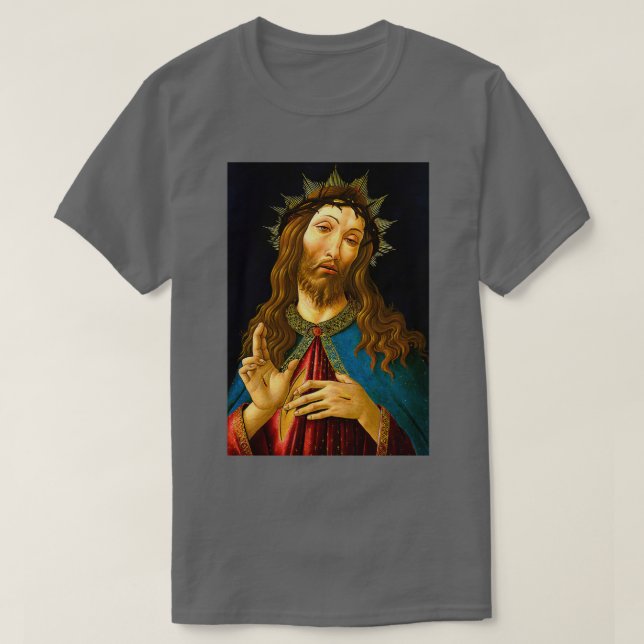 Sandro Botticelli quotChrist Crowned with Thornsqu T-Shirt (Design Front)