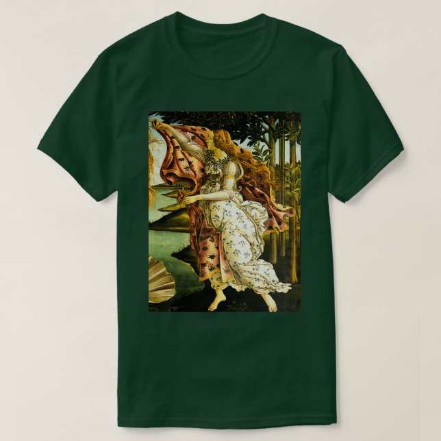 Sandro Botticelli quotThe Birth of Venus The Hora  T-Shirt (Design Front)