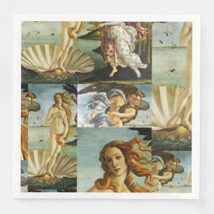 Sandro Botticelli "The Birth of Venus - collage" Napkin