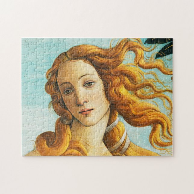 Sandro Botticelli The Birth of Venus Face Detail Jigsaw Puzzle (Horizontal)