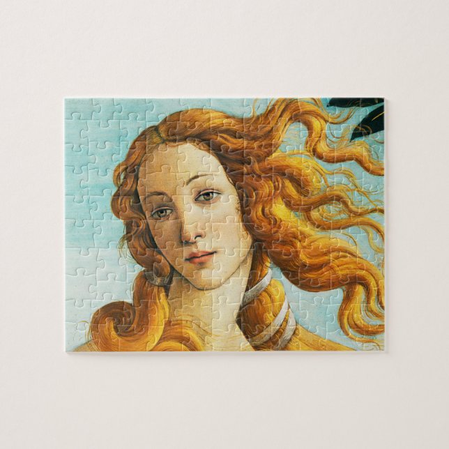 Sandro Botticelli The Birth of Venus Face Detail Jigsaw Puzzle (Horizontal)
