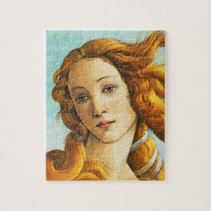 Sandro Botticelli The Birth of Venus Face Detail Jigsaw Puzzle