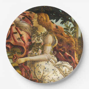 Sandro Botticelli "The Birth of Venus - Hora" Pape Paper Plate