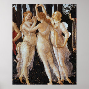 Sandro Botticelli - Three Graces in Primavera Poster