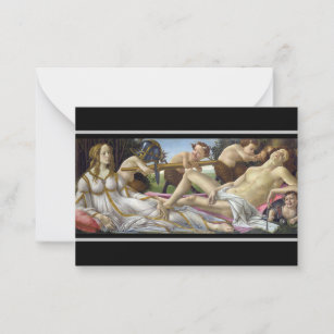 Sandro Botticelli - Venus and Mars Card