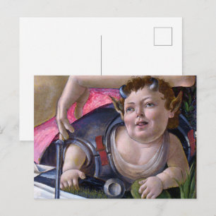 Sandro Botticelli - Venus and Mars - Putti Postcard