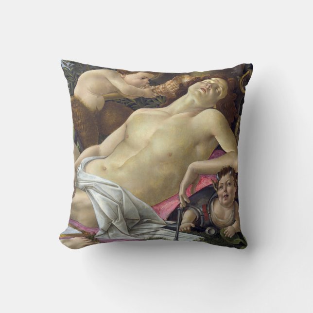 Sandro Botticelli - Venus and Mars, right side Cushion (Front)