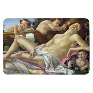 Sandro Botticelli - Venus and Mars, right side Magnet