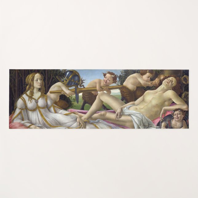 Sandro Botticelli - Venus and Mars Yoga Mat (Front (Horizontal))