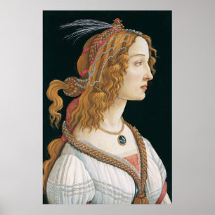 Sandro Botticelli's I Portrait of a Lady (1480) Poster