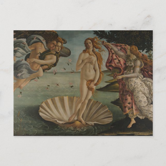 Sandro Botticelli's The Birth of Venus Postcard (Front)