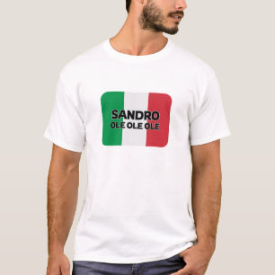 Sandro Ole Italy Logo Newcastle T shirt