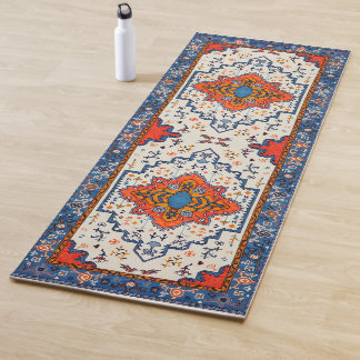 Sands of Time: Heritage Boho Moroccan Art Yoga Mat