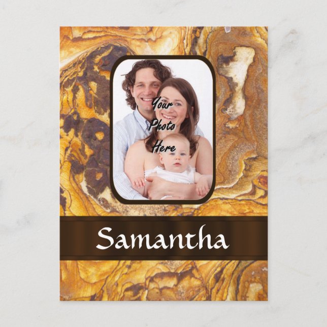 Sandstone abstract pattern postcard (Front)