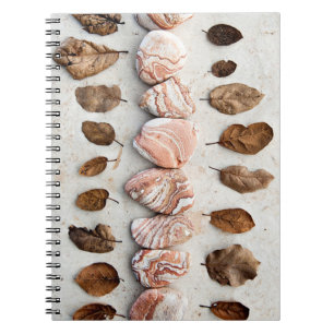Sandstone And Leaves Notebook