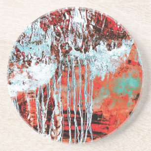 Sandstone Coaster – Corrosion Pulse