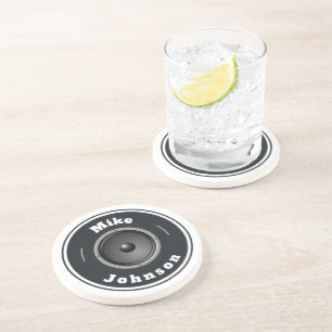 Sandstone Coaster -  Custom Speaker (add name)