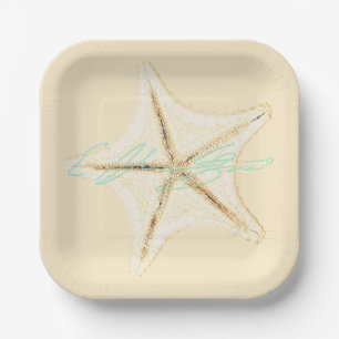 Sandstone Coaster Paper Plate