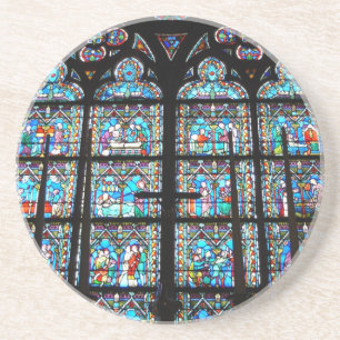 Sandstone Coaster--Stained Glass Windows Coaster