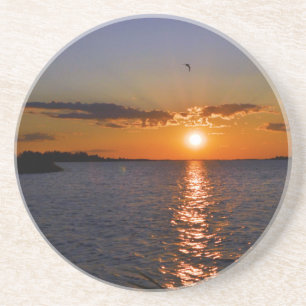 Sandstone drink coaster