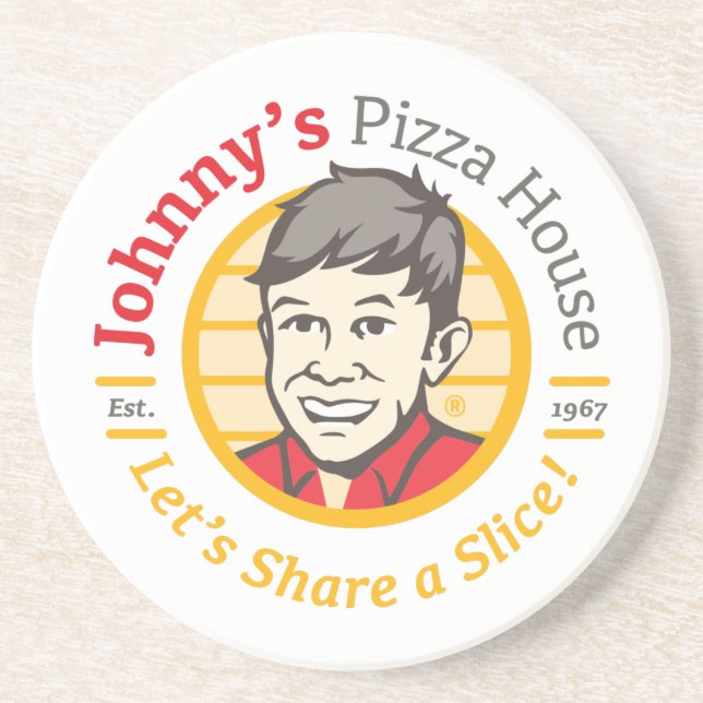 Sandstone Drink Coaster (Front)