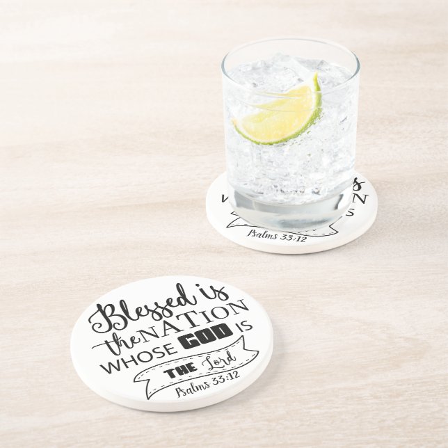 Sandstone Drink Coaster (Side)