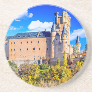 Sandstone Drink Coaster Segovia castle