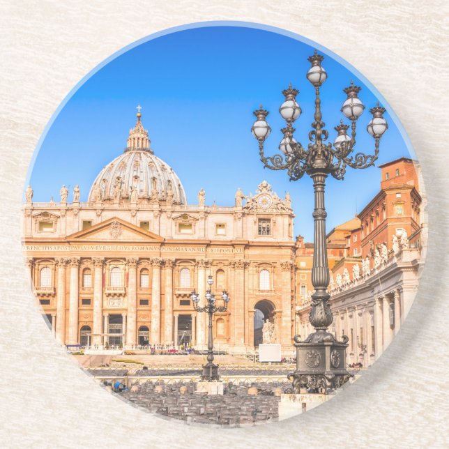 Sandstone Drink Coaster Vatican (Front)