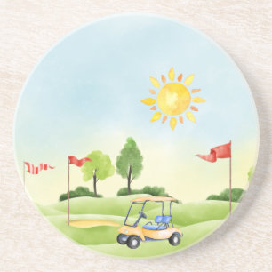 Sandstone Golf Coaster