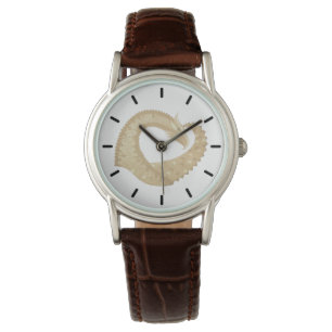 Sandstone heart dragon on white watch