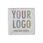 Sandstone Magnet Custom Business Logo Promotional
