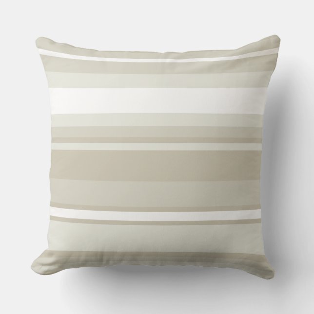 Sandstone stripes cushion (Front)